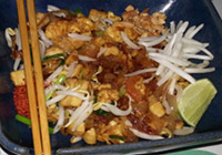 Pad Thai made at Koh Chang Cooking School